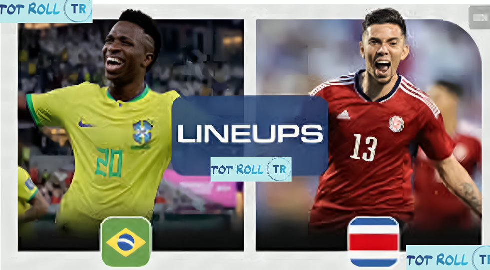 brazil national football team vs costa rica national football team lineups